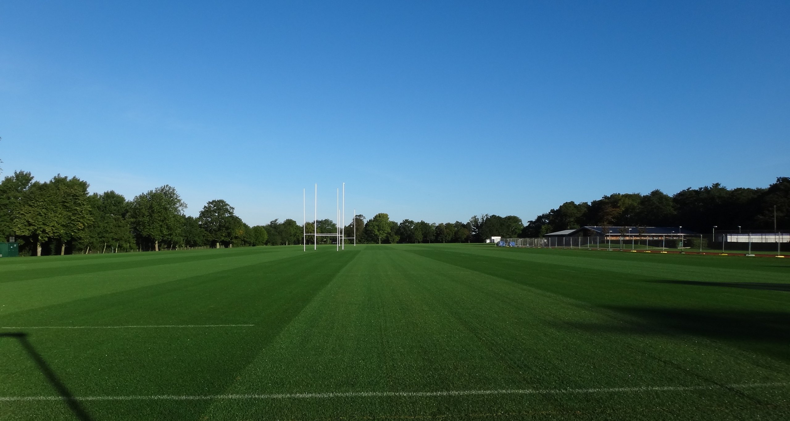 Natural Rugby Pitch Construction